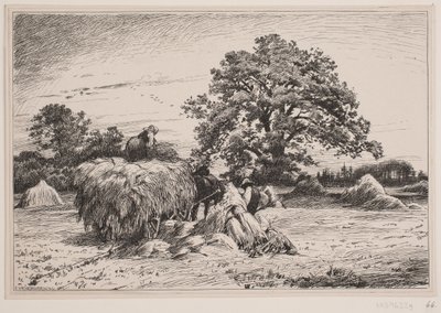 Høstlandskab af F. Hendriksen
