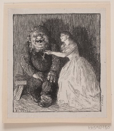 Illustration til "Følgesvenden" af F. Hendriksen