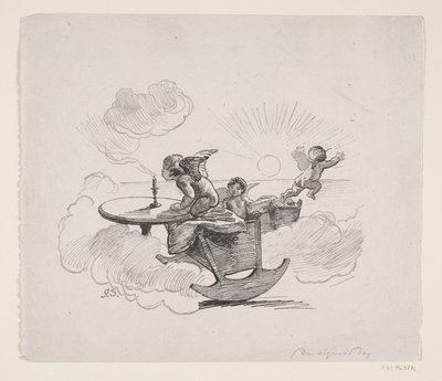 Illustration til Grundtvig: "Den signede dag" af F. Hendriksen