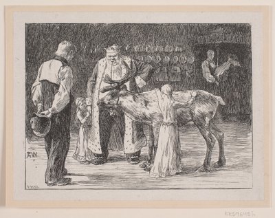 Illustration til "Herreper" af F. Hendriksen
