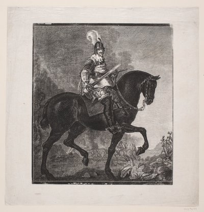 Karel van Mander: Christian IV til hest af F. Hendriksen