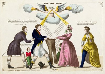 The Discord, 1855 af F. Heppenheimer