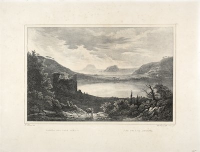 Udsigt over Averno-søen af F. Homer