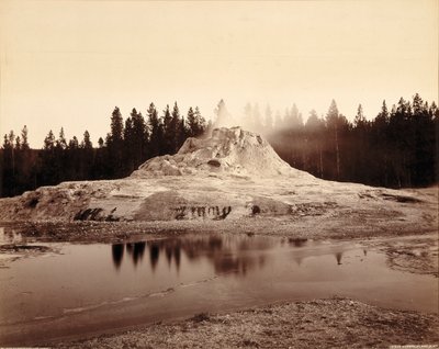 Castle Geyser Cone, Yellowstone National Park af F. Jay Haynes