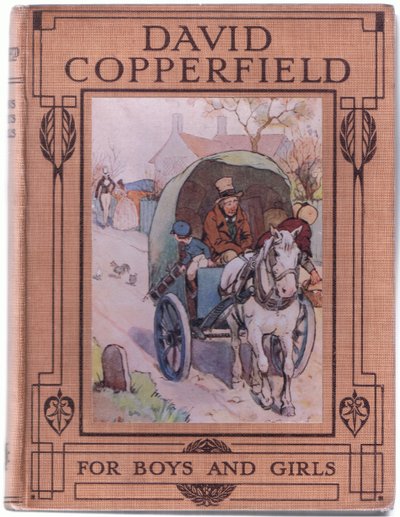Forsidedesign, illustration fra David Copperfield, 1914 af F. M. B. Blaikie