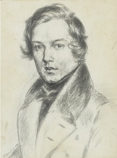 Robert Schumann 1810-1856, 1836 af F. Mannheim
