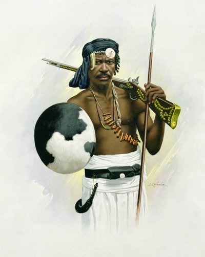 Sakalava kriger af F. Ralambo