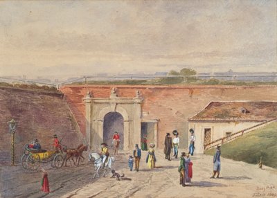 Den gamle borgport i Wien af F. Seis
