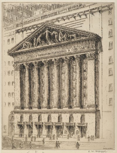 New York Stock Exchange af F. W. W. Hoppe