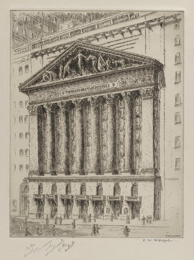 New York Stock Exchange af F. W. W. Hoppe