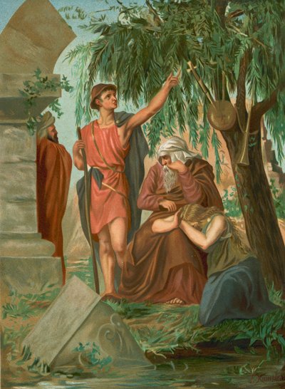 jøder fanget i Babylon af F. Xumetra