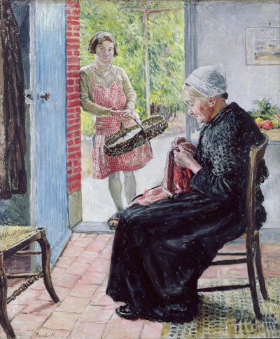 I det stråtækte sommerhus, 1921 af Fairlie Harmar