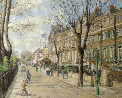 Cheyne Walk, april 1939, 1943 af Fairlie Harmar