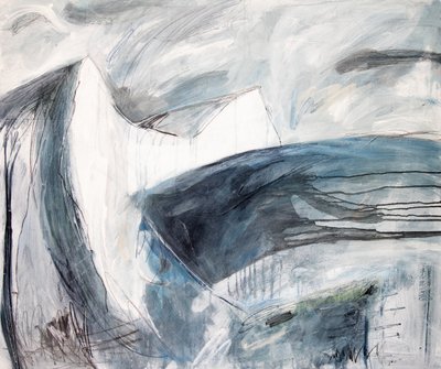 Haven Brow, 2019 (akryl på lærred) af Faye Bridgwater