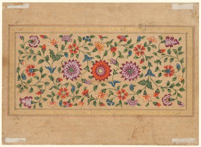 Scrolling Floral Vines (verso) af Fayzullah