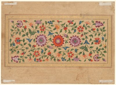Rullende blomsterranker, 1755. af Fayzullah