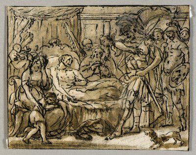 Tegning af Fedele Fischetti
