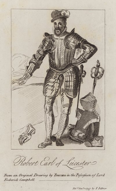 Robert Dudley af Federico (after) Zuccari or Zuccaro