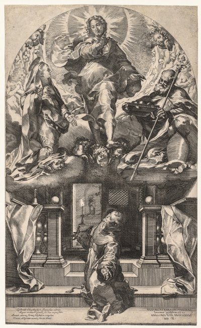 Fransisk vision, 1581. af Federico Barocci