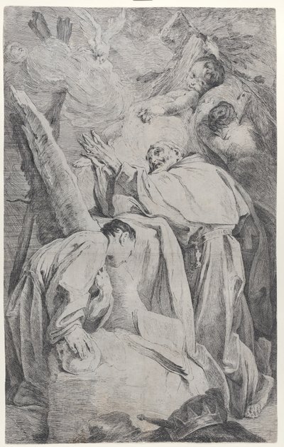 Ecstasy af den salige Piero Gambacorti fra Pisa, ca. 1725-28. af Federico Bencovich