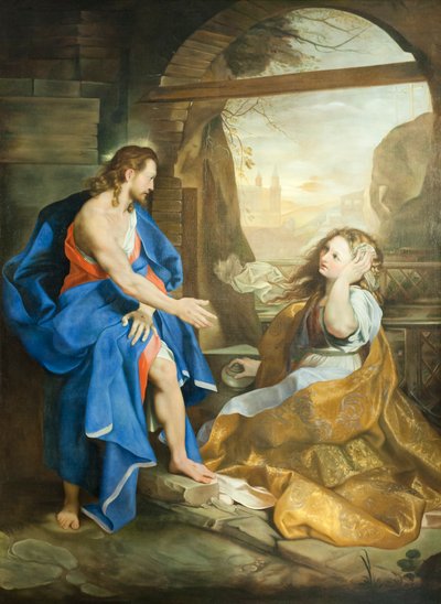 Noli Me Tangere (olie på lærred) af Federico Fiori (after) Barocci or Baroccio