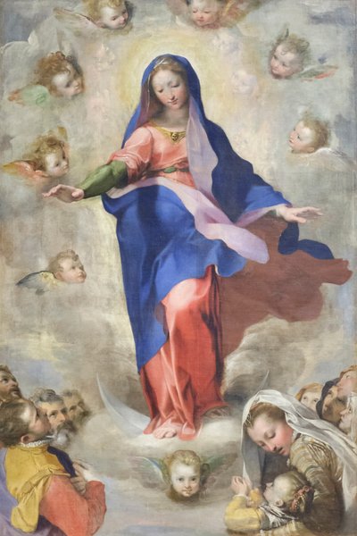 Den ubesmittede undfangelse, ca. 1575 (olie på lærred) af Federico Fiori Barocci or Baroccio