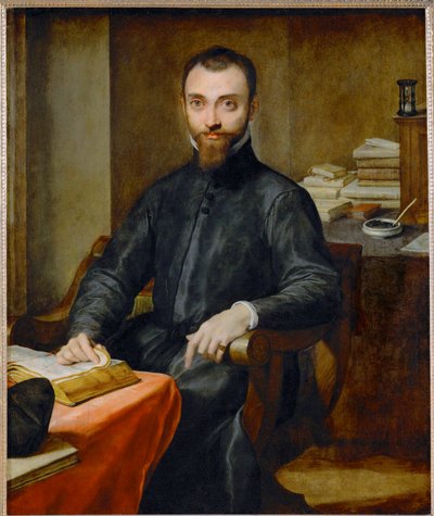 Monsignor Giuliano della Rovere (maleri på lærred) af Federico Fiori Barocci or Baroccio