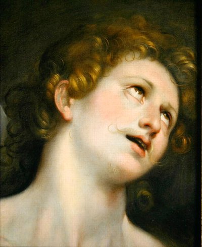 St. Sebastian (olie på papir på lærred) af Federico Fiori Barocci or Baroccio