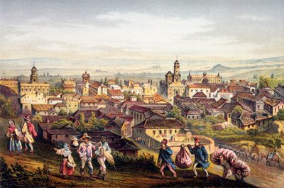 Trinidad, Cuba, 1840 af Federico Mialhe