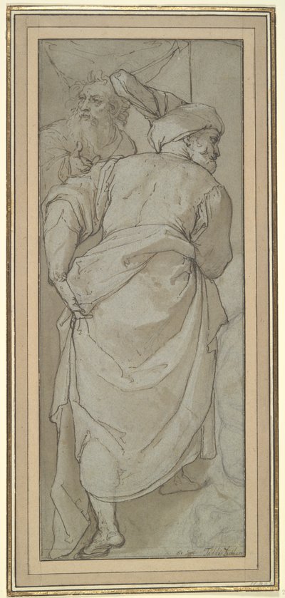 Figurundersøgelse for af Federico Zuccaro