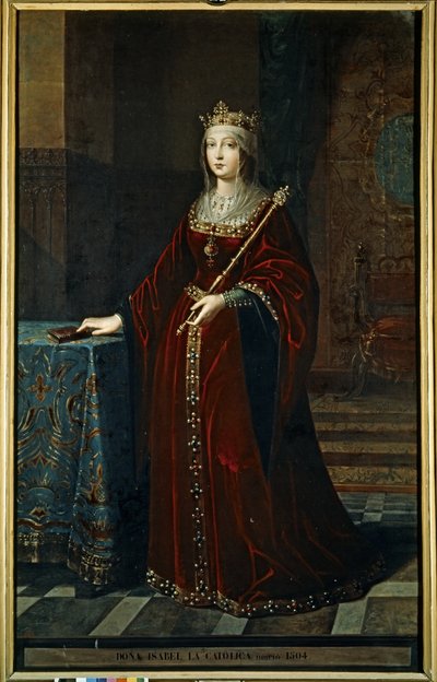 ISABEL I "La Catolica" (1451-1504). af Federico de Madrazo y Kuntz