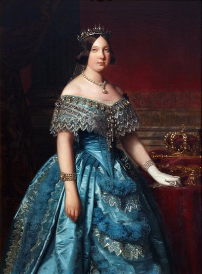 Isabella II af Spanien af Federico de Madrazo y Kuntz