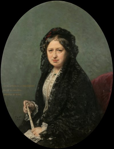 María Encarnación Cueto de Saavedra, hertuginde af Rivas af Federico de Madrazo y Kuntz