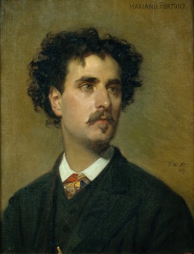 Portræt af Marià Fortuny af Federico de Madrazo y Kuntz