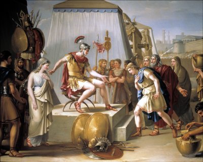 Scipios afholdenhed,19. århundrede (olie på lærred) af Federico de Madrazo y Kuntz