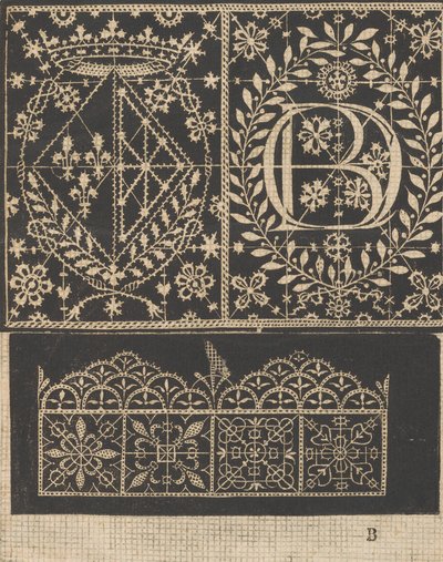 The Second Works, and Subtile Opfindelser af Lingeri af Lord Federic de Vinciolo V..., 1603. af Federico de Vinciolo