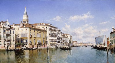 Canal Grande, Venedig, 1883 af Federico del Campo