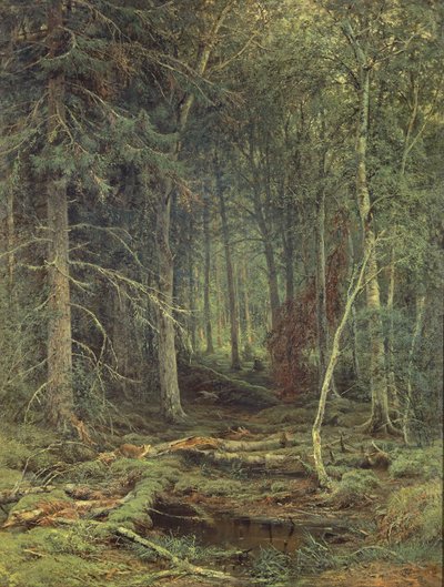 Sump i skoven, efterår, 1872 af Fedor Aleksandrovich Vasiliev