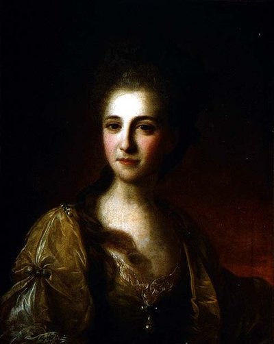 Portræt af en ukendt kvinde, ca. 1770 (olie på lærred) af Fedor Stepanovich Rokotov