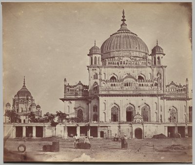 Lille moské i Kaiserbagh af Felice A. Beato