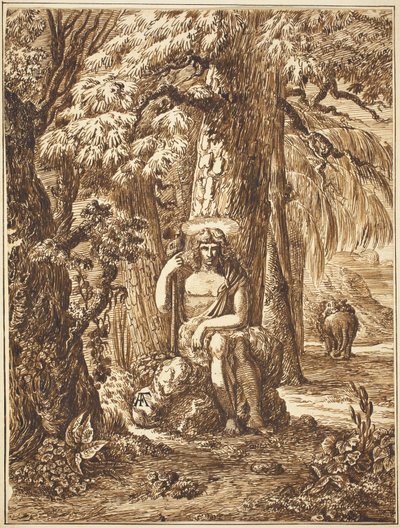 Johannes Døberen i ørkenen af Felice Albites