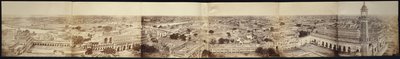 (Panorama over Lucknow, taget fra Kaiserbagh Palace) af Felice Beato