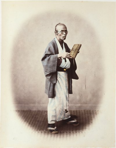 En Kontorist, c.1868 af Felice Beato