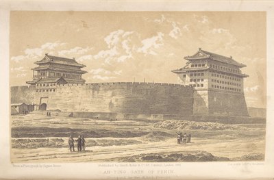 [Anting Gate i Peking besat af de allierede styrker]. af Felice Beato