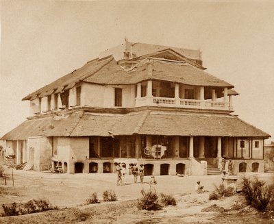 Banks House, Lucknow af Felice Beato