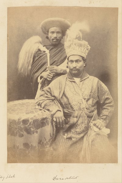 [Doresetoter, søn af Umjud Ally Shah, og hans tjener]. af Felice Beato
