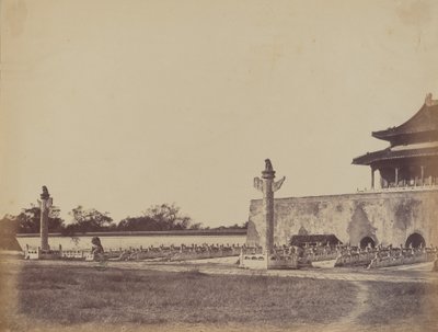 Indgang til Vinterpaladset, Pekin, 29. oktober 1860 af Felice Beato
