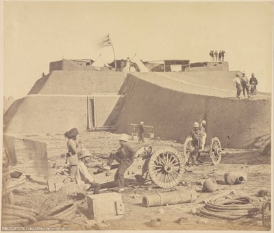Hovedsæde, Pehtang Fort af Felice Beato