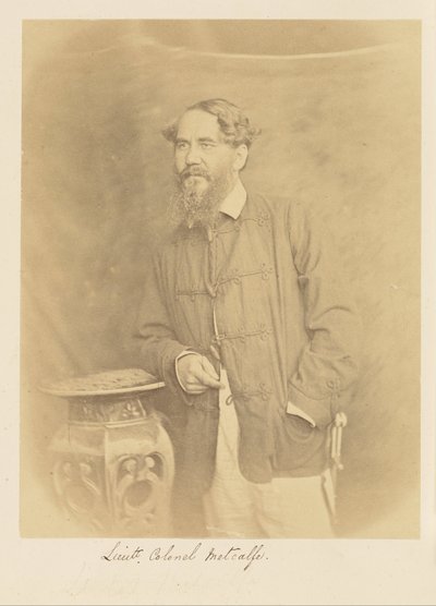 Oberstløjtnant Metcalfe af Felice Beato
