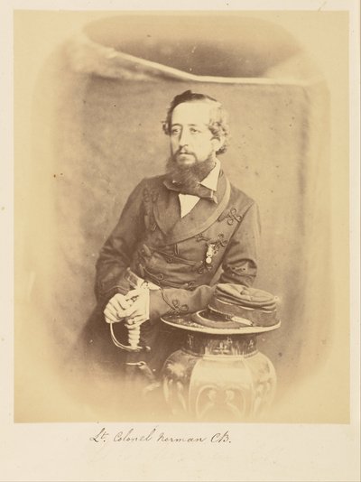 Oberstløjtnant Norman, C.B. af Felice Beato